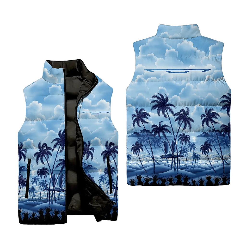 Chrysler Sleeveless Puffer Jacket SHW018