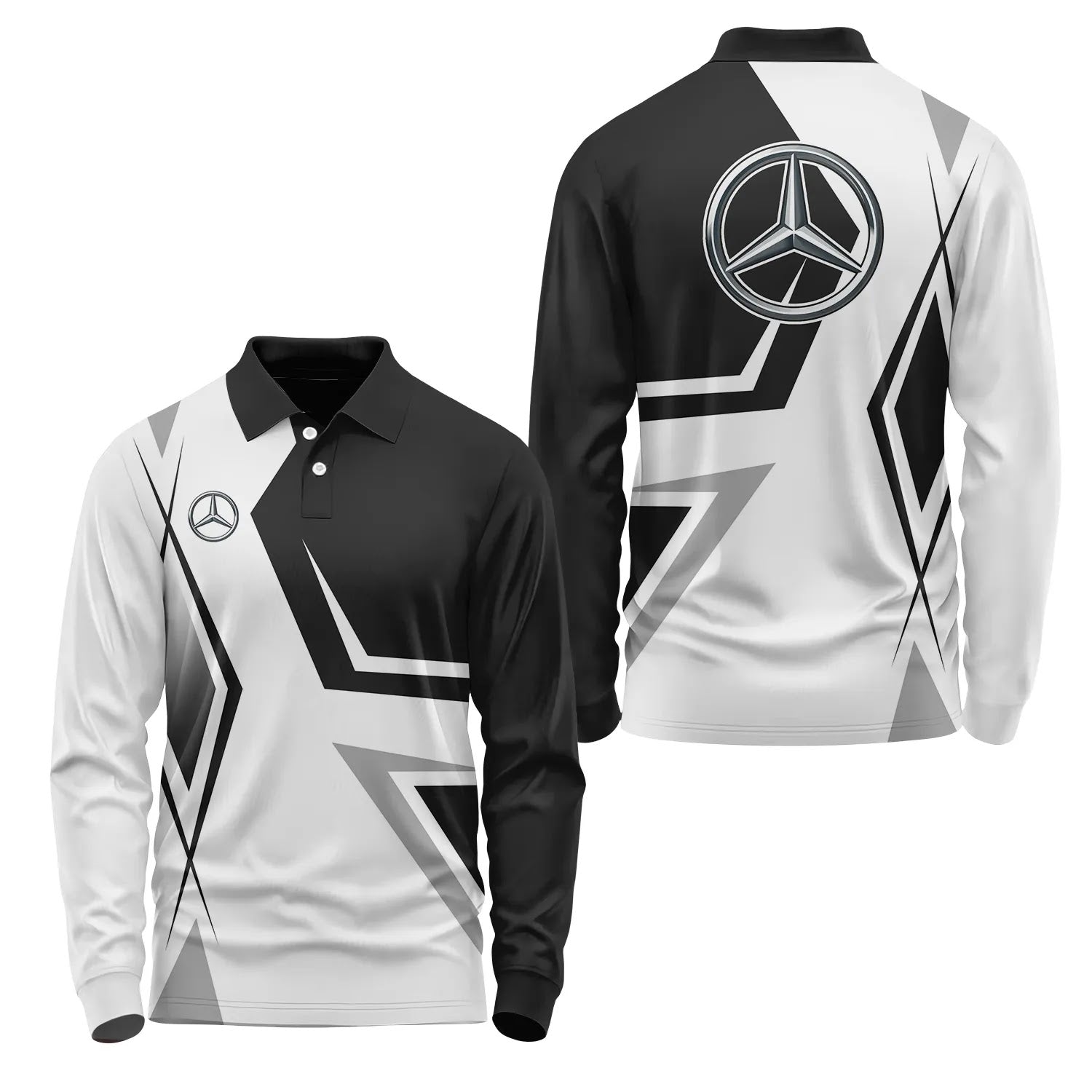 Mercedes-Benz Long Sleeve Polo SC080
