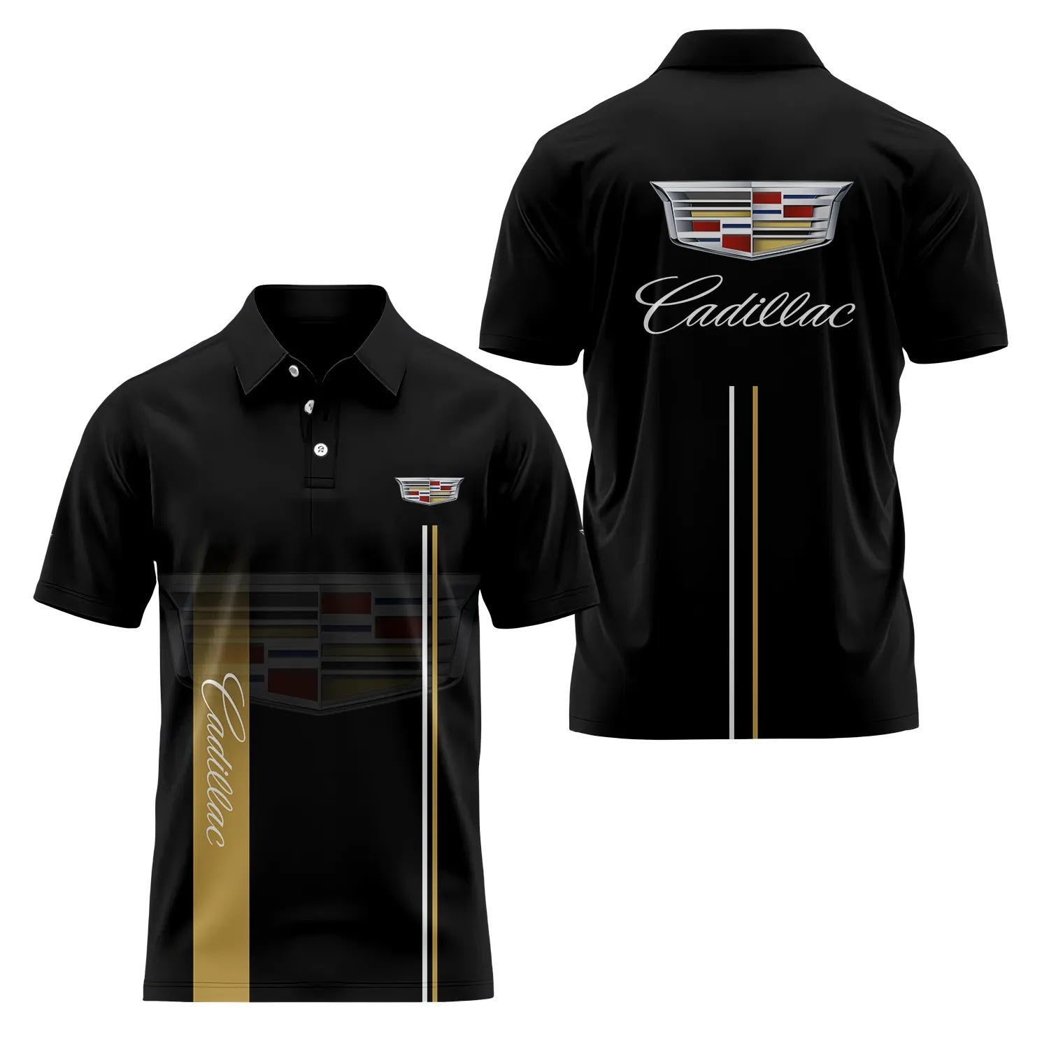 Cadillac Short Sleeve Polo SC077