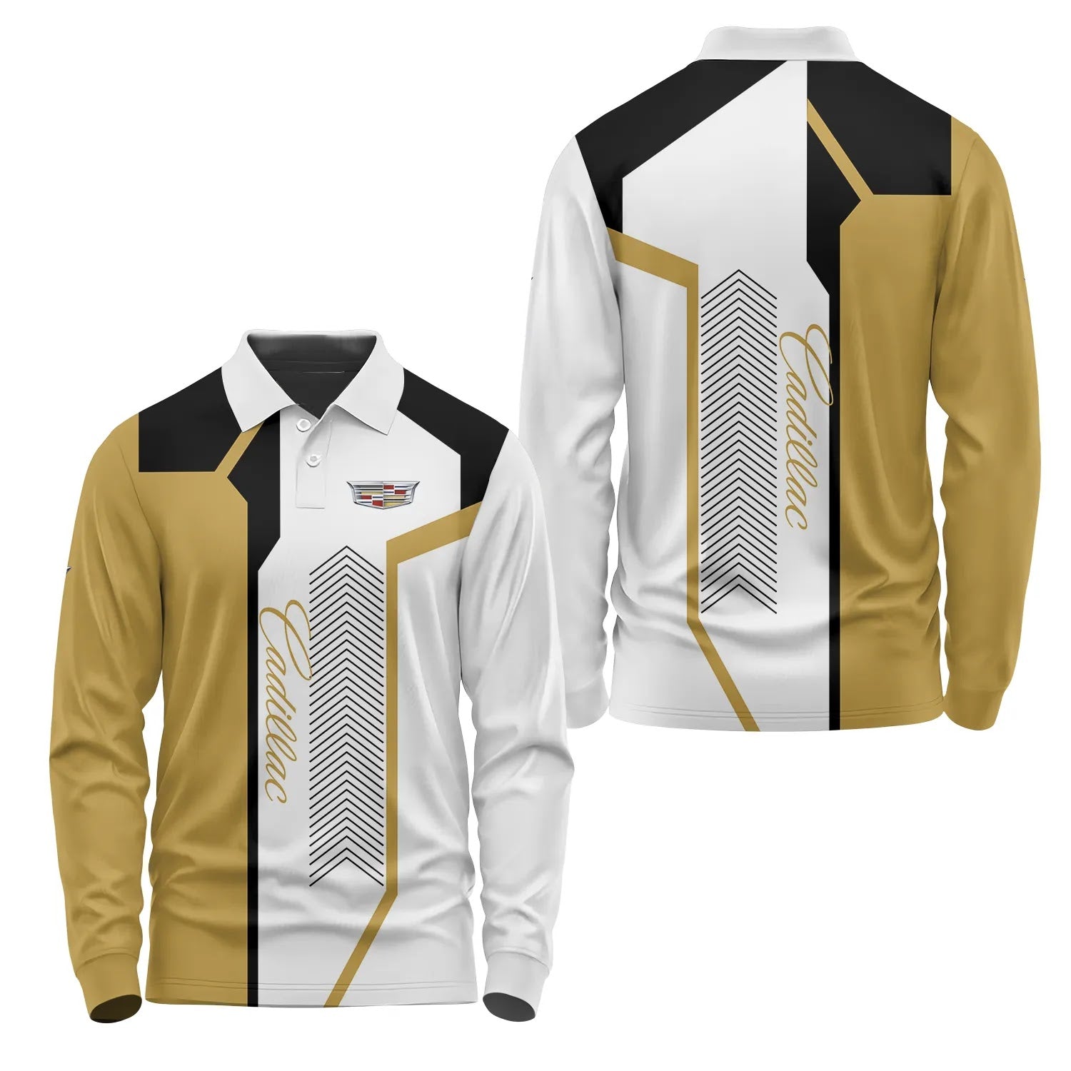 Cadillac Long Sleeve Polo SC065
