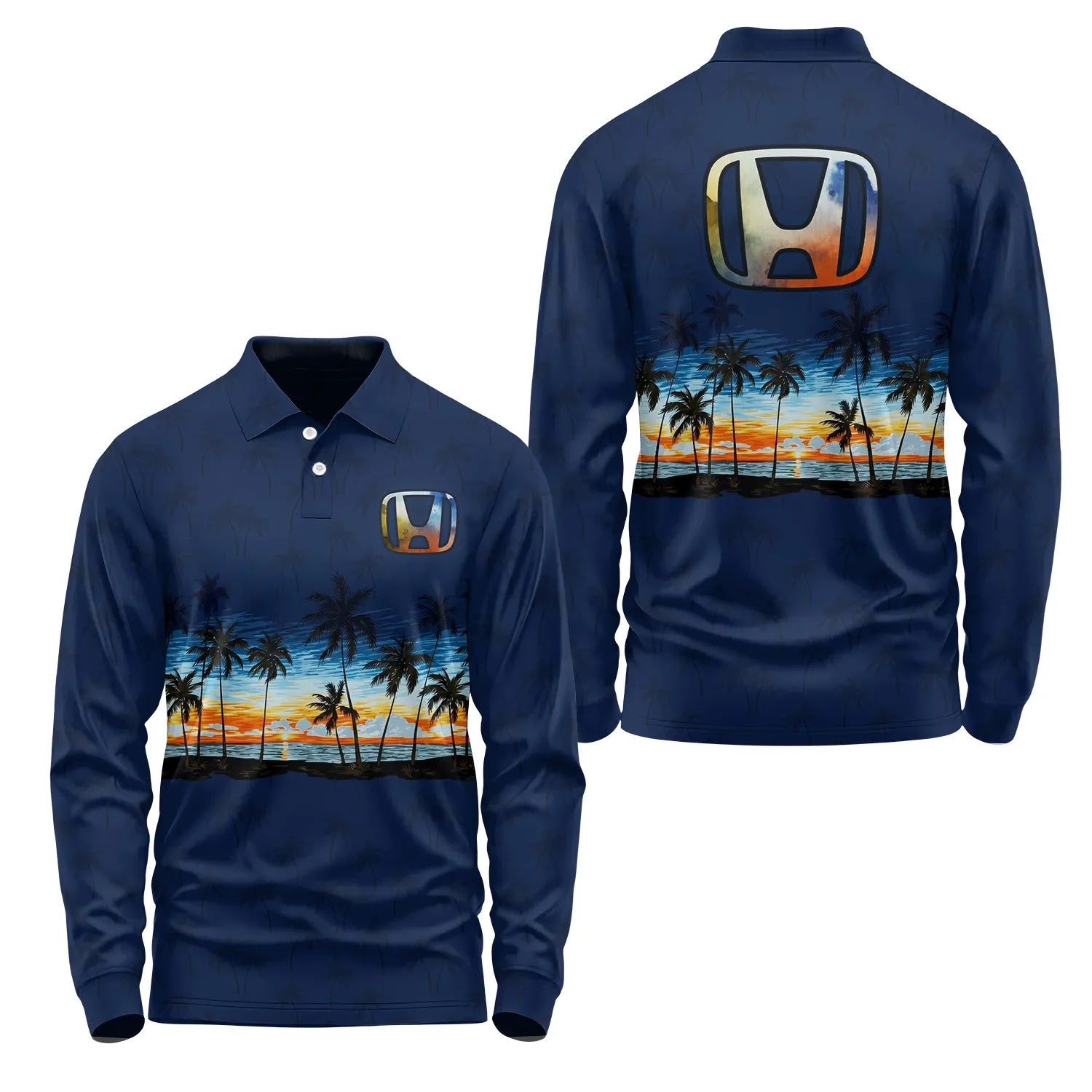 Honda Long Sleeve Polo SHW017