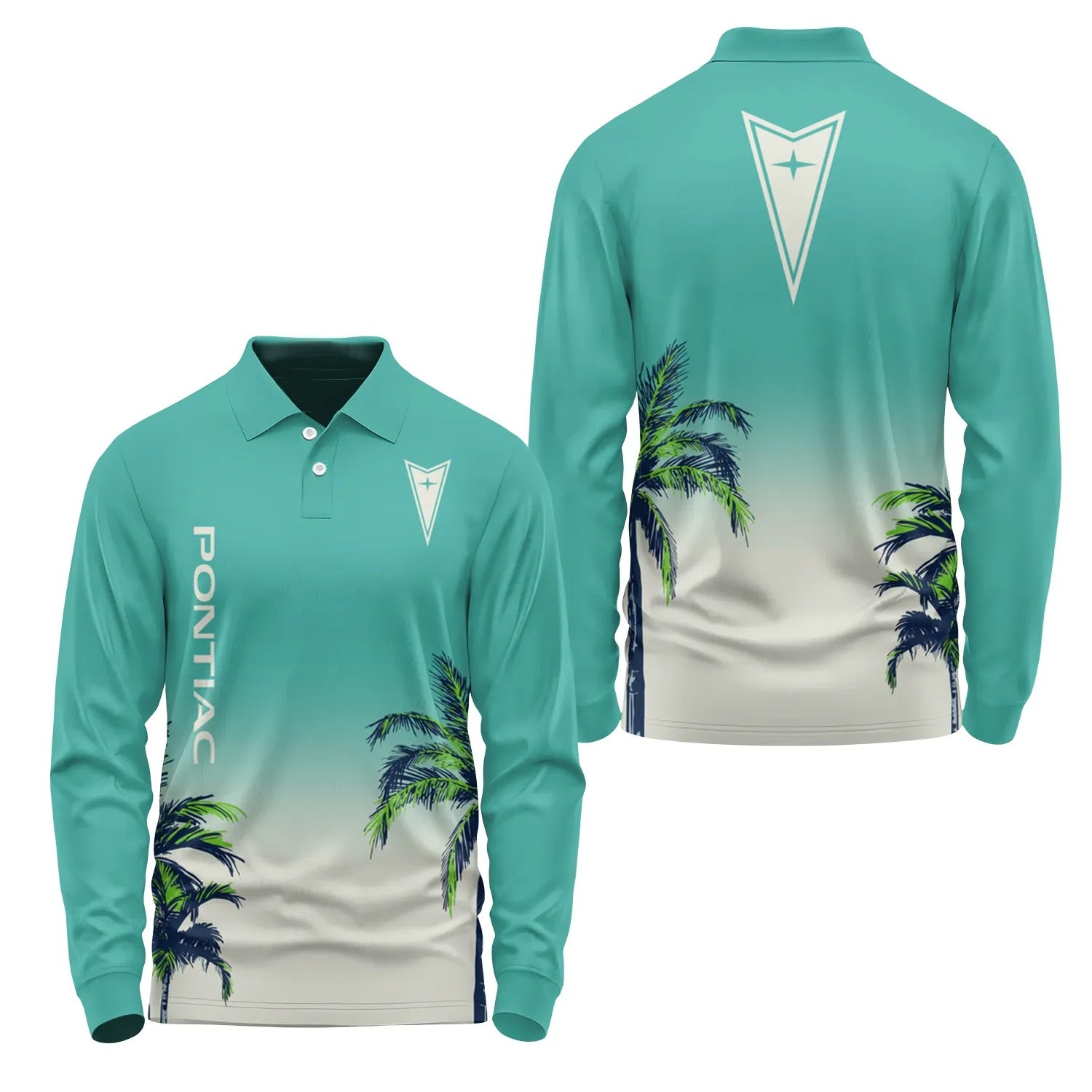 Pontiac Long Sleeve Polo SHW020