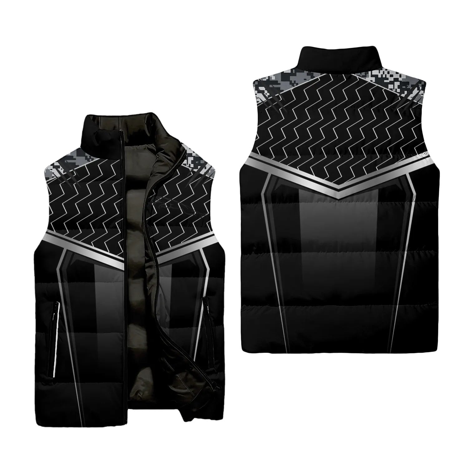 Jaguar Sleeveless Puffer Jacket SC115