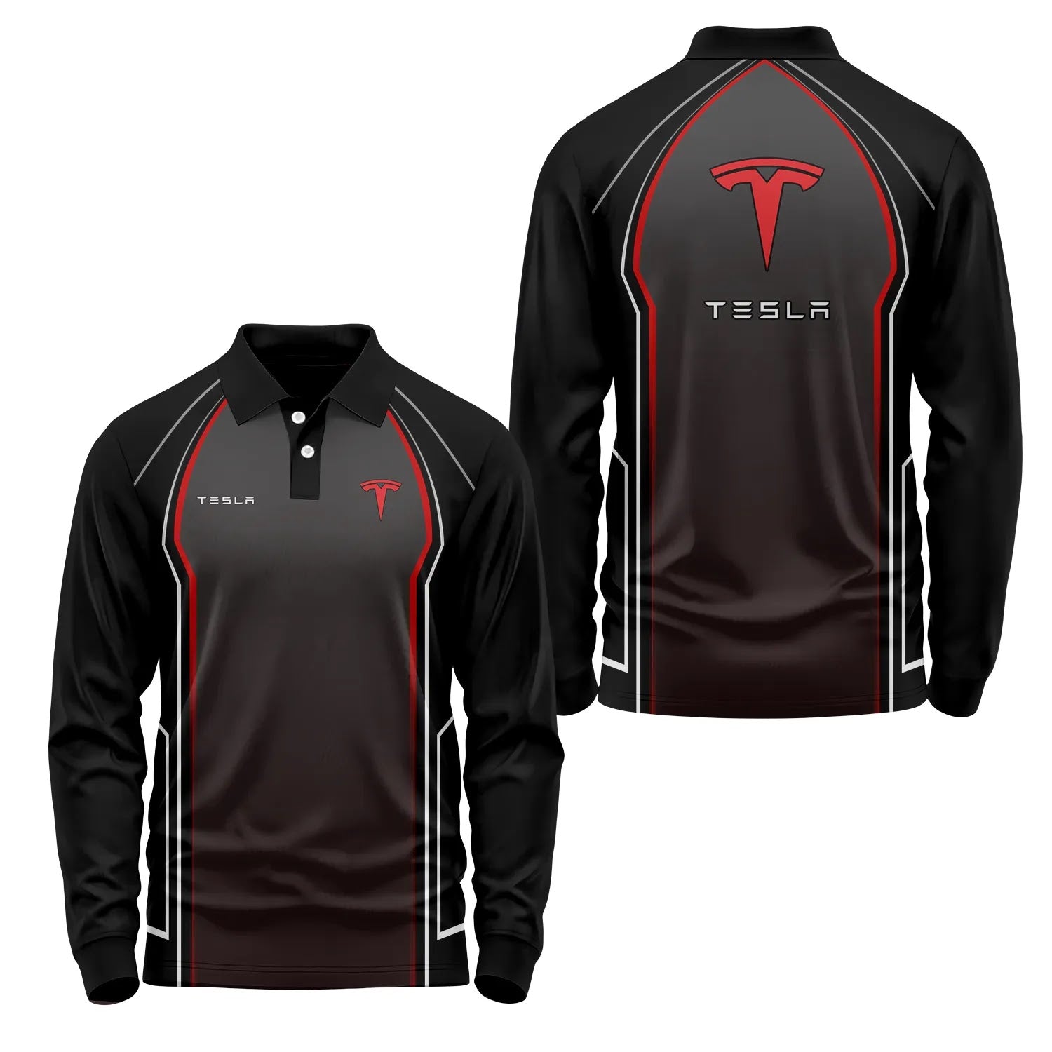 Tesla Long Sleeve Polo SC061