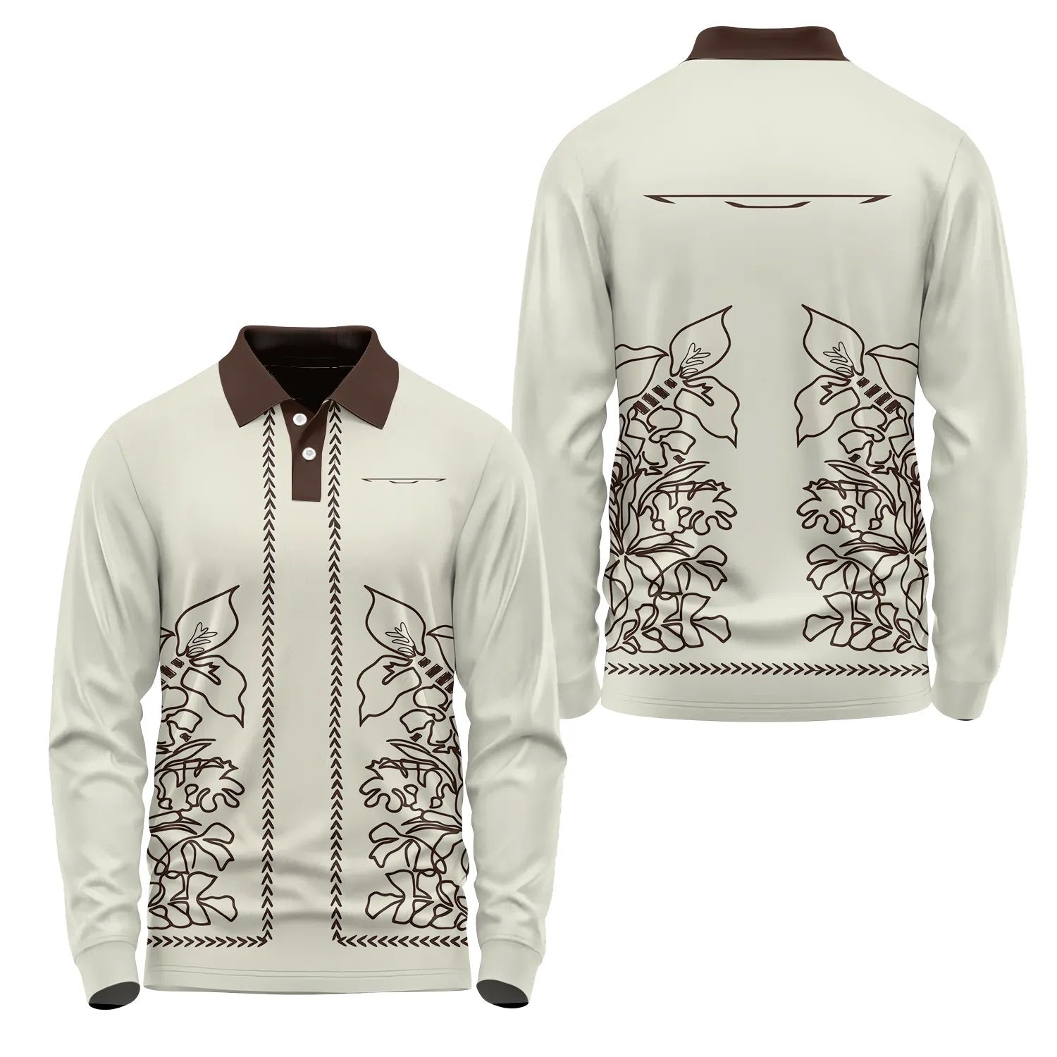 Chrysler Long Sleeve Polo SHW064
