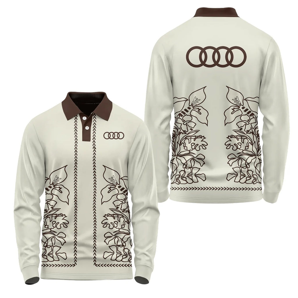 Audi Long Sleeve Polo SHW064