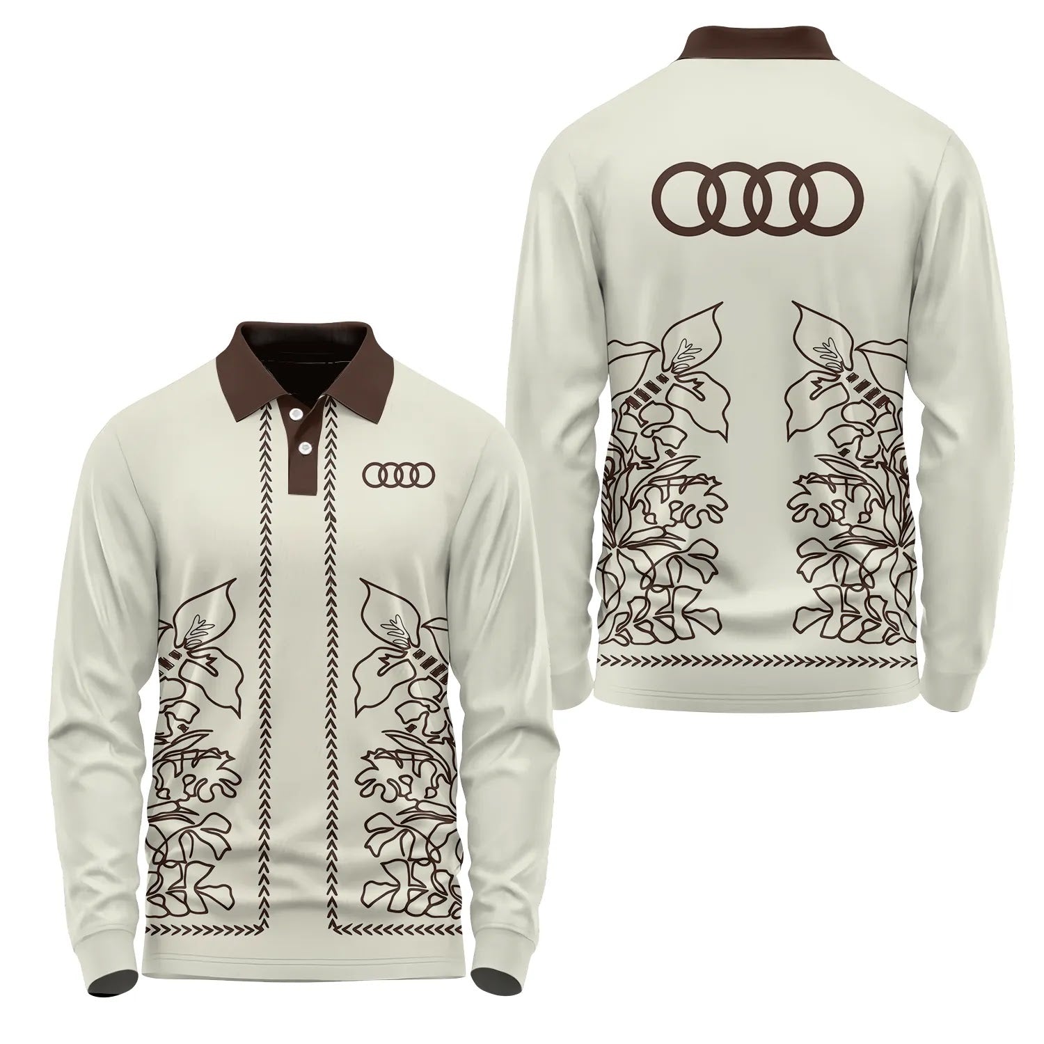 Audi Long Sleeve Polo SHW064