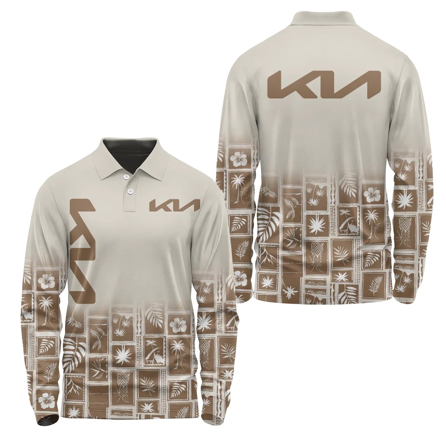 Kia Long Sleeve Polo SHW067