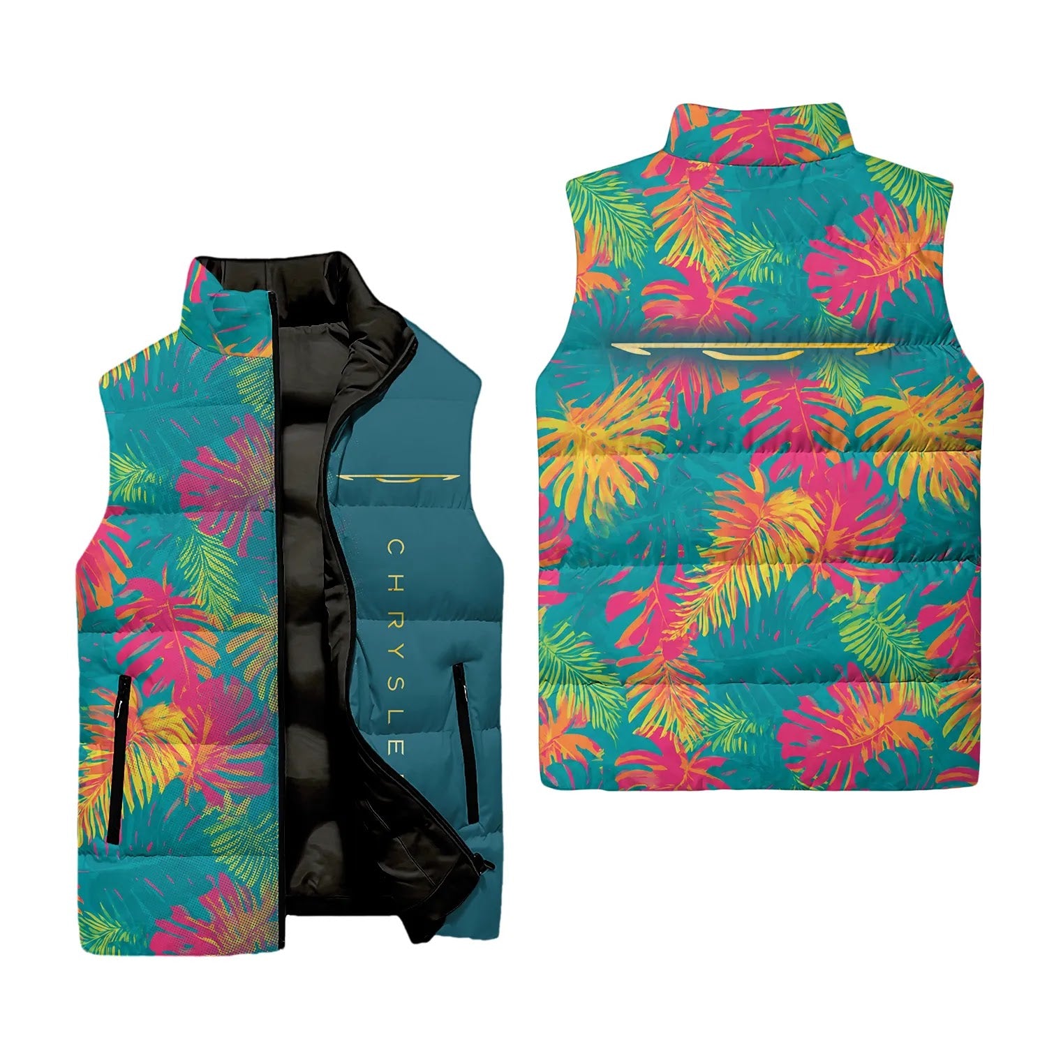 Chrysler Sleeveless Puffer Jacket SHW059