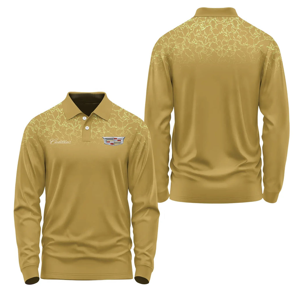 Cadillac Long Sleeve Polo SC108