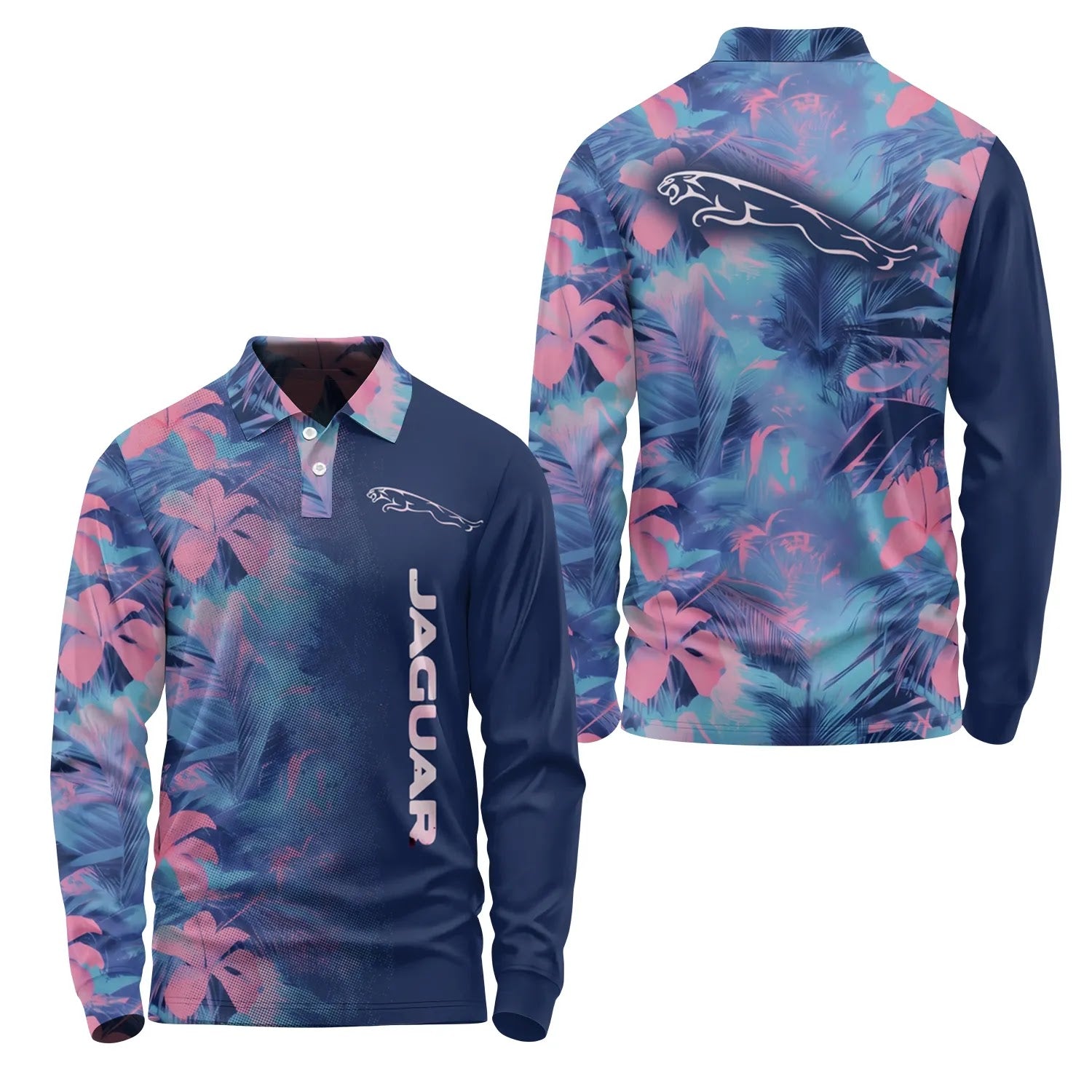Jaguar Long Sleeve Polo SHW054