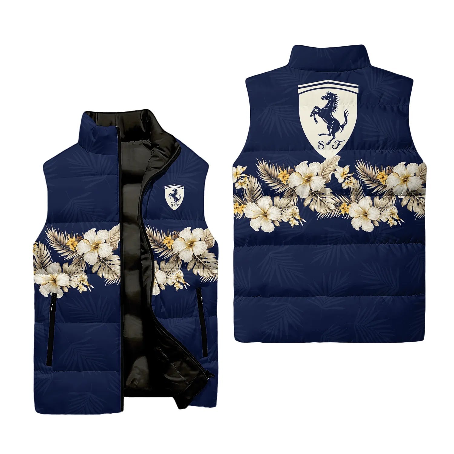 Ferrari Sleeveless Puffer Jacket SHW047