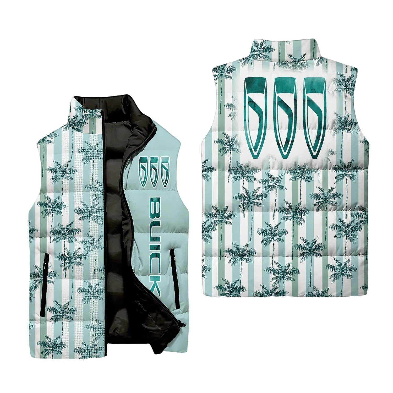 Buick Sleeveless Puffer Jacket SHW028