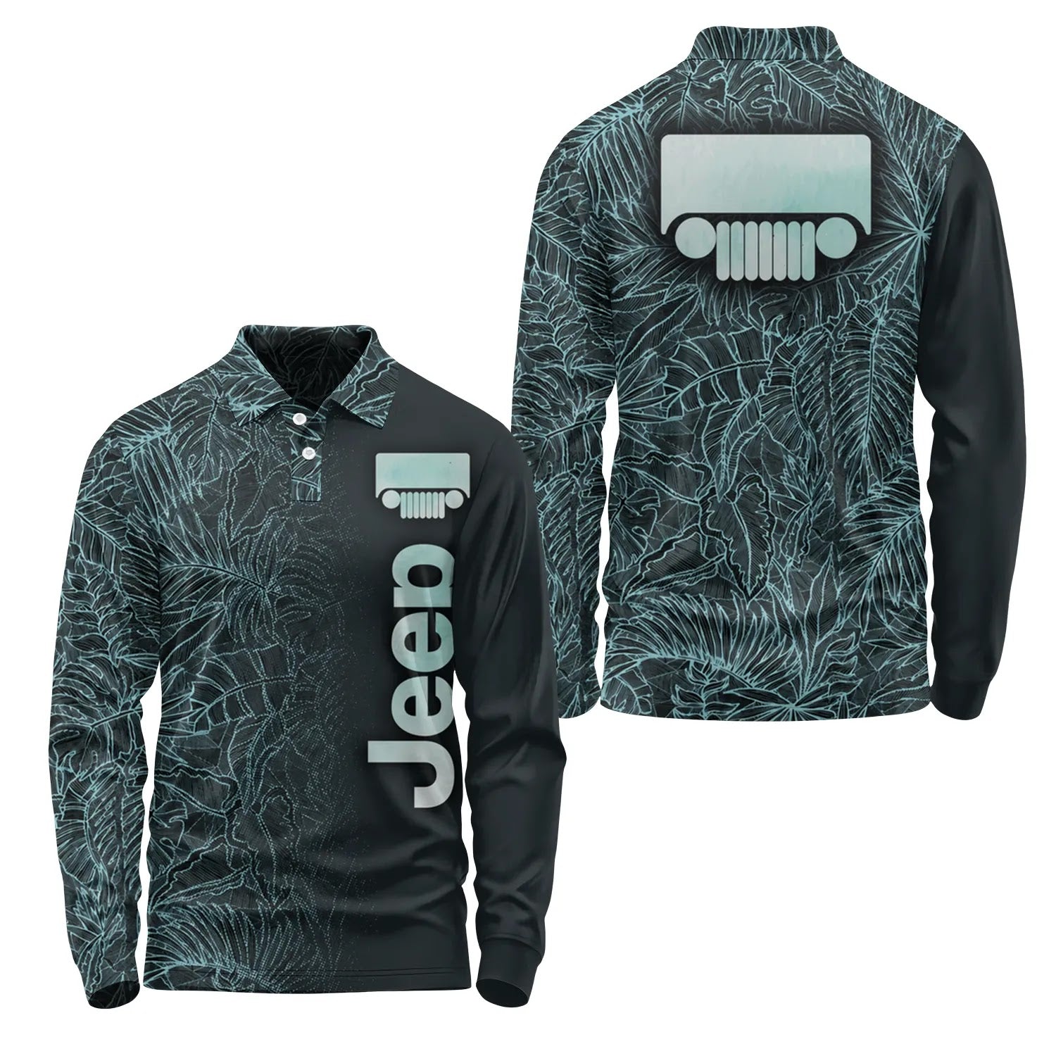 Jeep Long Sleeve Polo SHW008