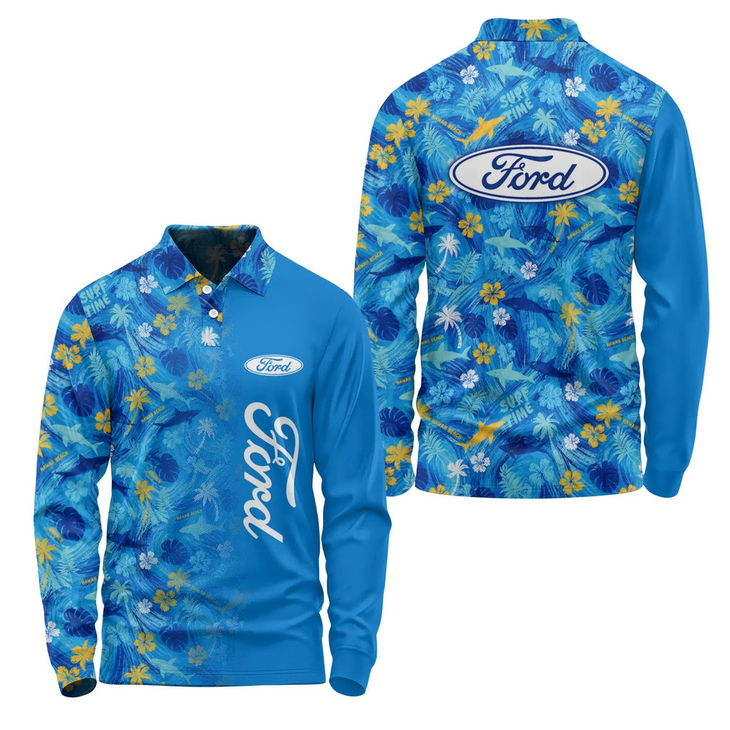 Ford Long Sleeve Polo SHW027