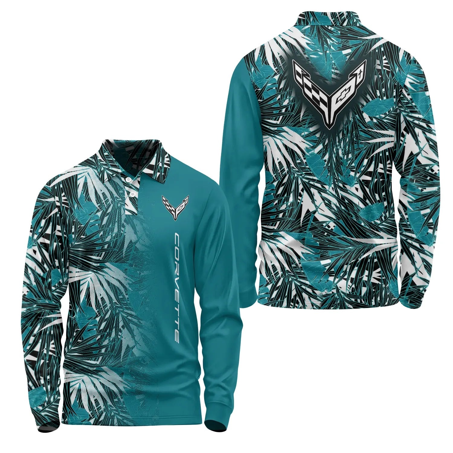 Corvette Long Sleeve Polo SHW060