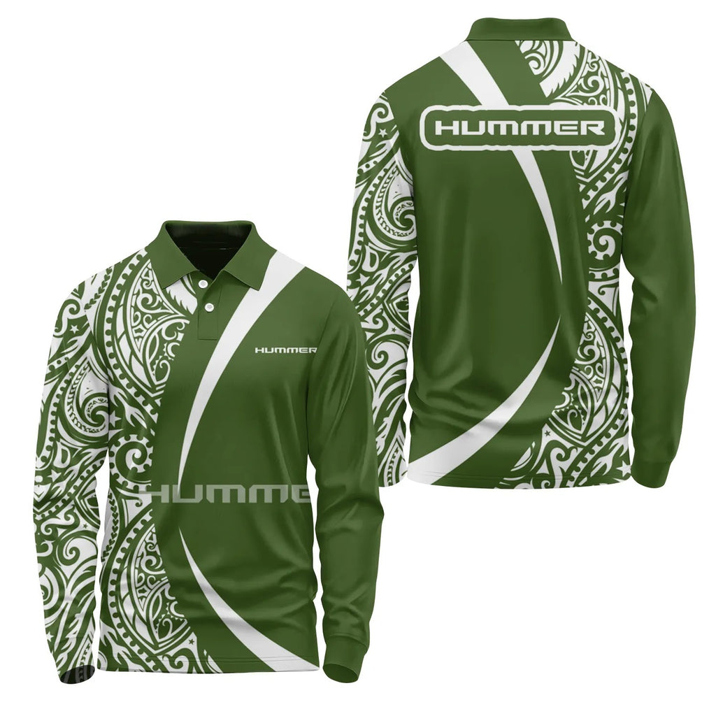 Hummer Long Sleeve Polo SHW072