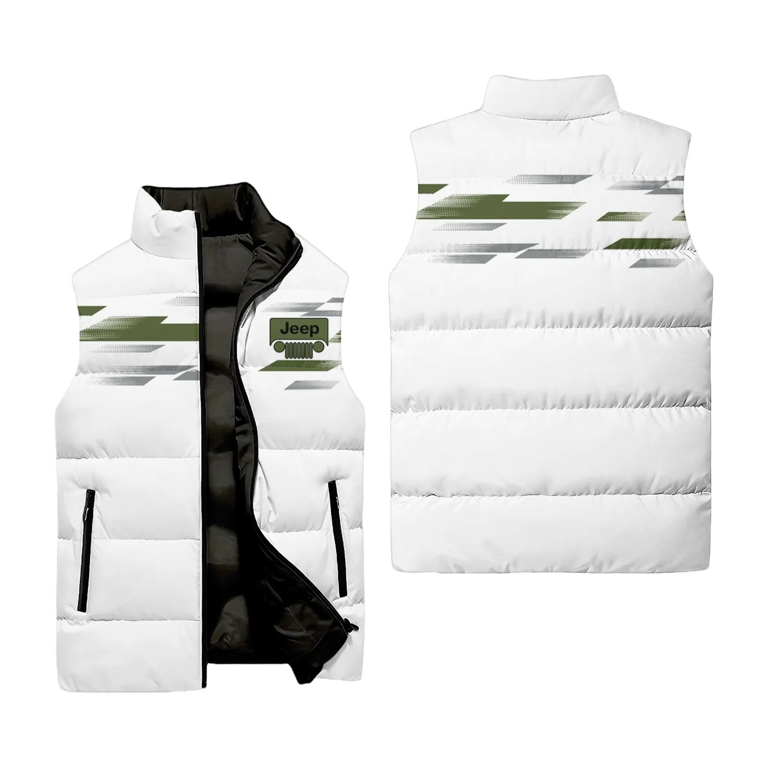 Jeep Sleeveless Puffer Jacket SC100-2