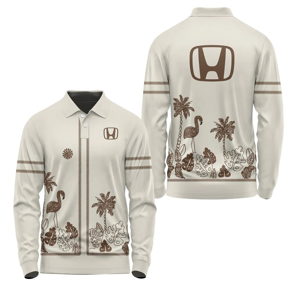 Honda Long Sleeve Polo SHW044