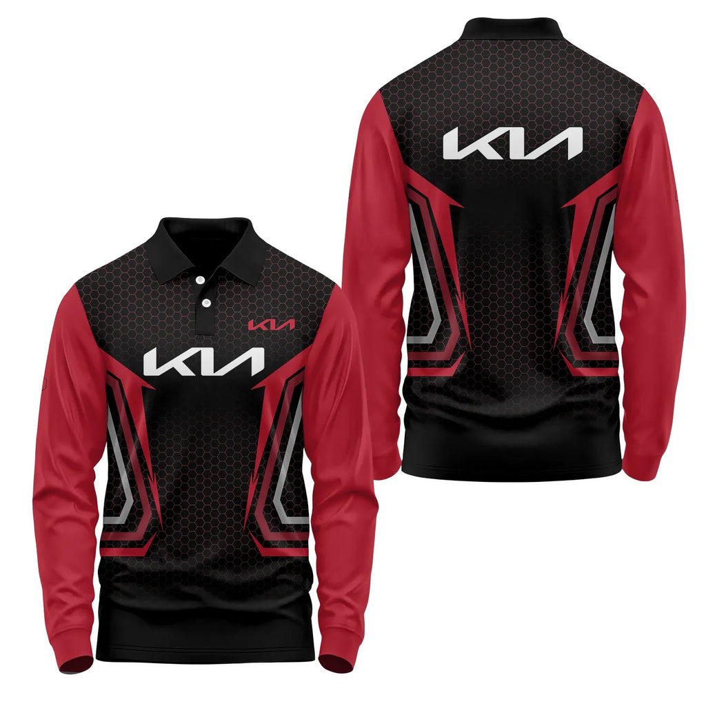Kia Long Sleeve Polo SC075