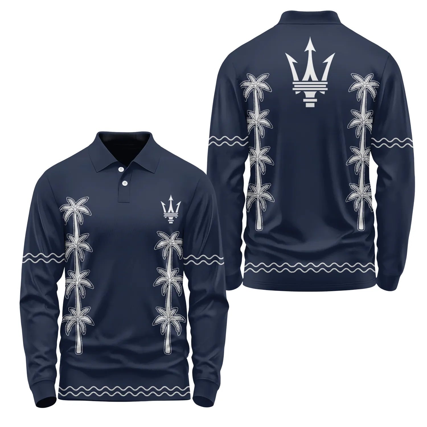 Maserati Long Sleeve Polo SHW065