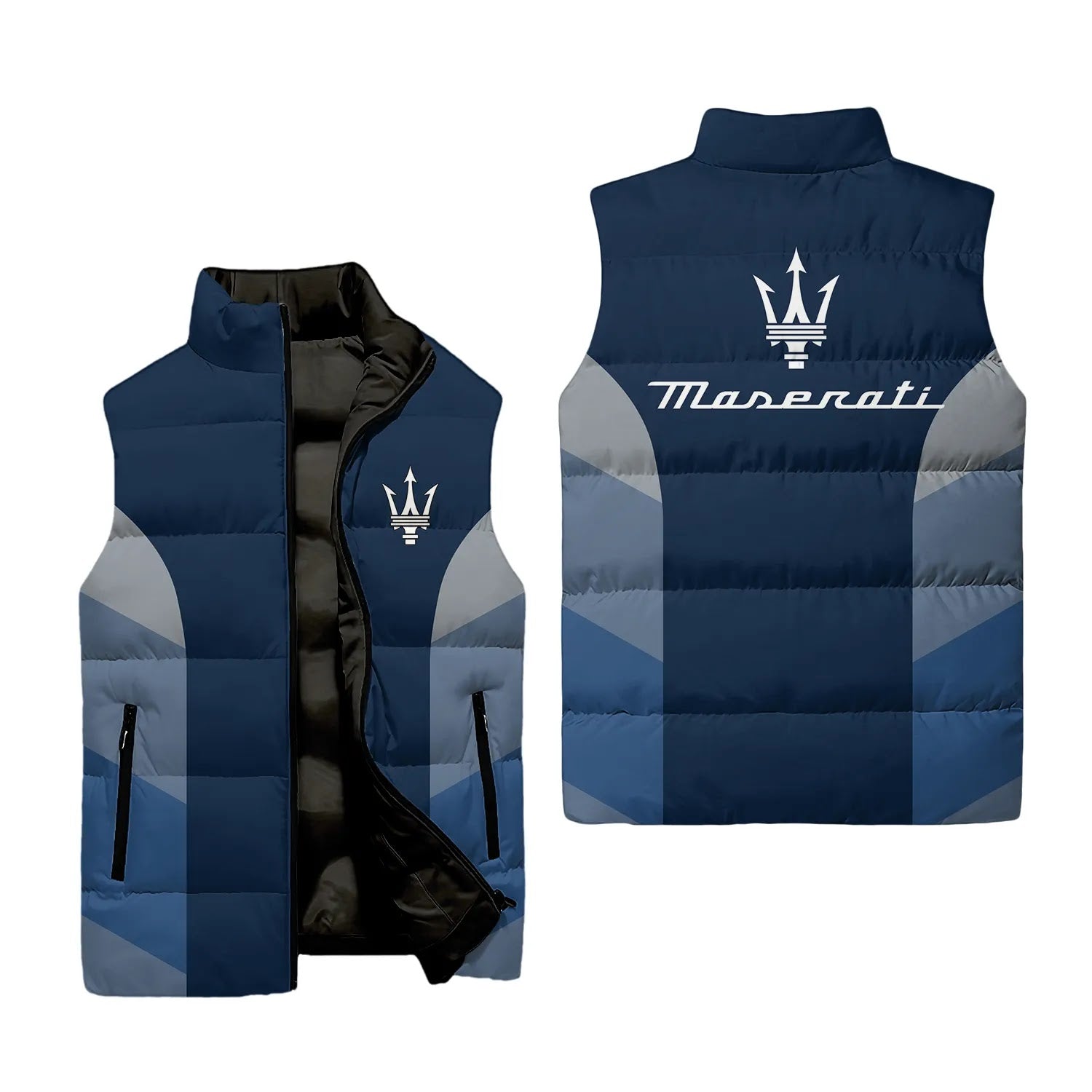 Maserati Sleeveless Puffer Jacket SC049