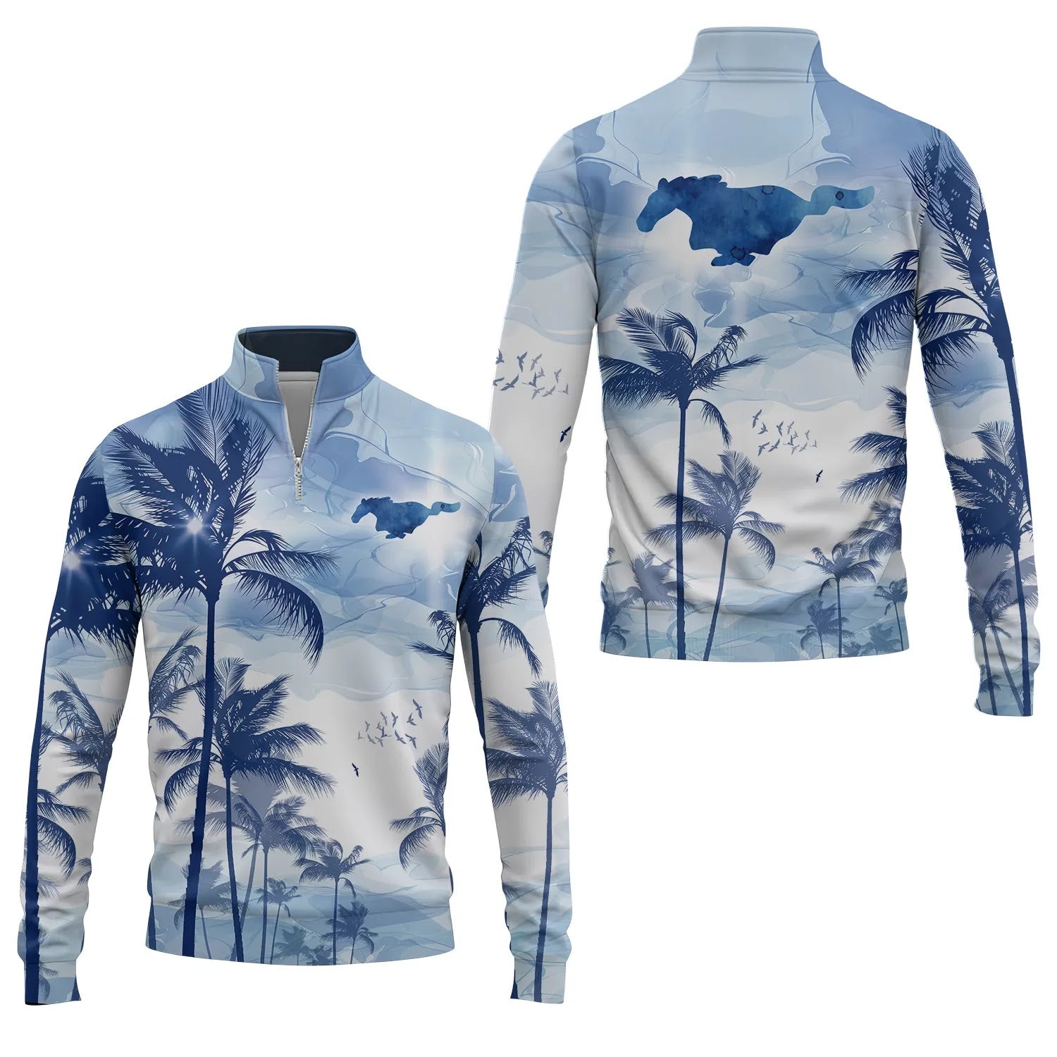 Ford Mustang Quarter-zip Pullover SHW004