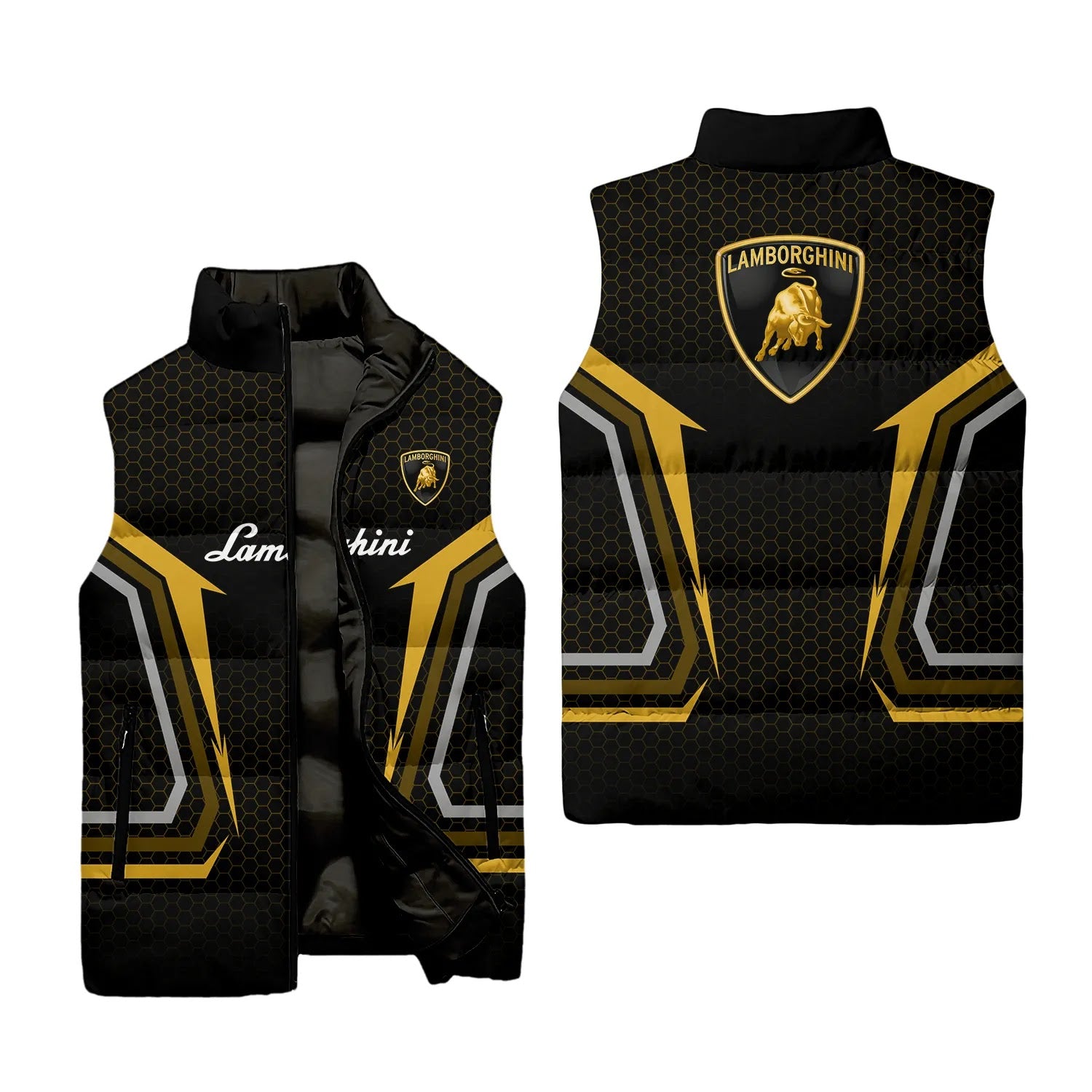 Lamborghini Sleeveless Puffer Jacket SC075