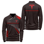 Tesla Long Sleeve Polo SC067