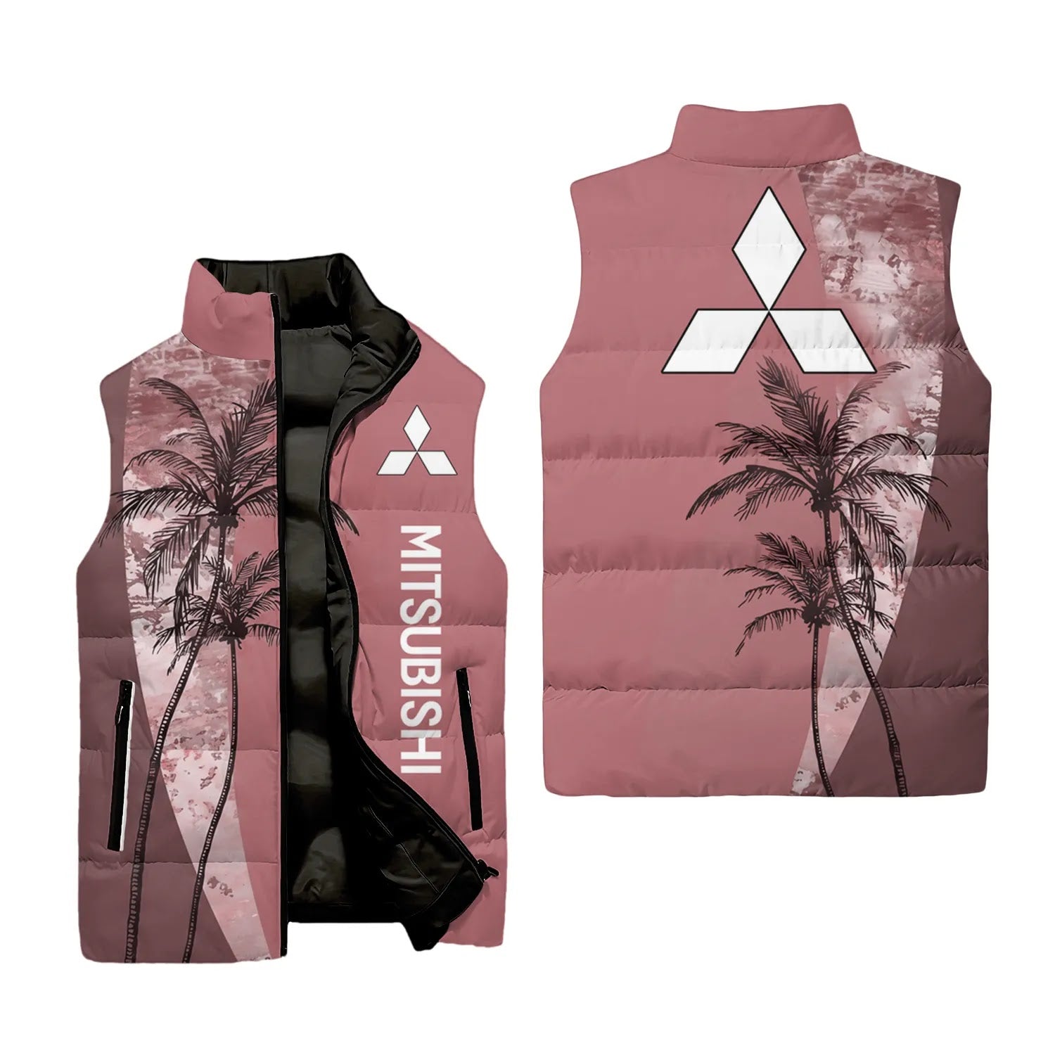 Mitsubishi Sleeveless Puffer Jacket SHW071