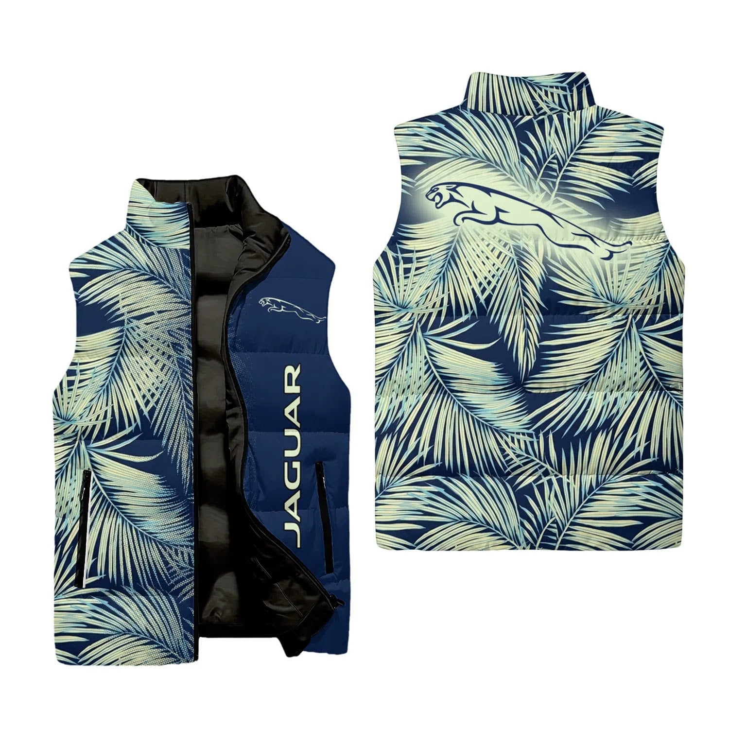 Jaguar Sleeveless Puffer Jacket SHW003