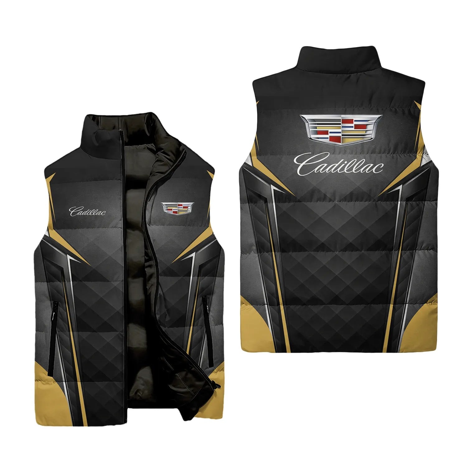 Cadillac Sleeveless Puffer Jacket SC074