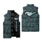 Ford Mustang Sleeveless Puffer Jacket SHW008