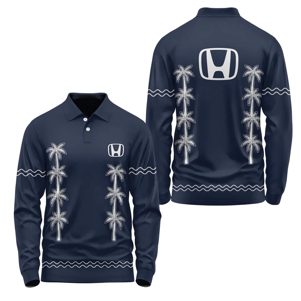 Honda Long Sleeve Polo SHW065