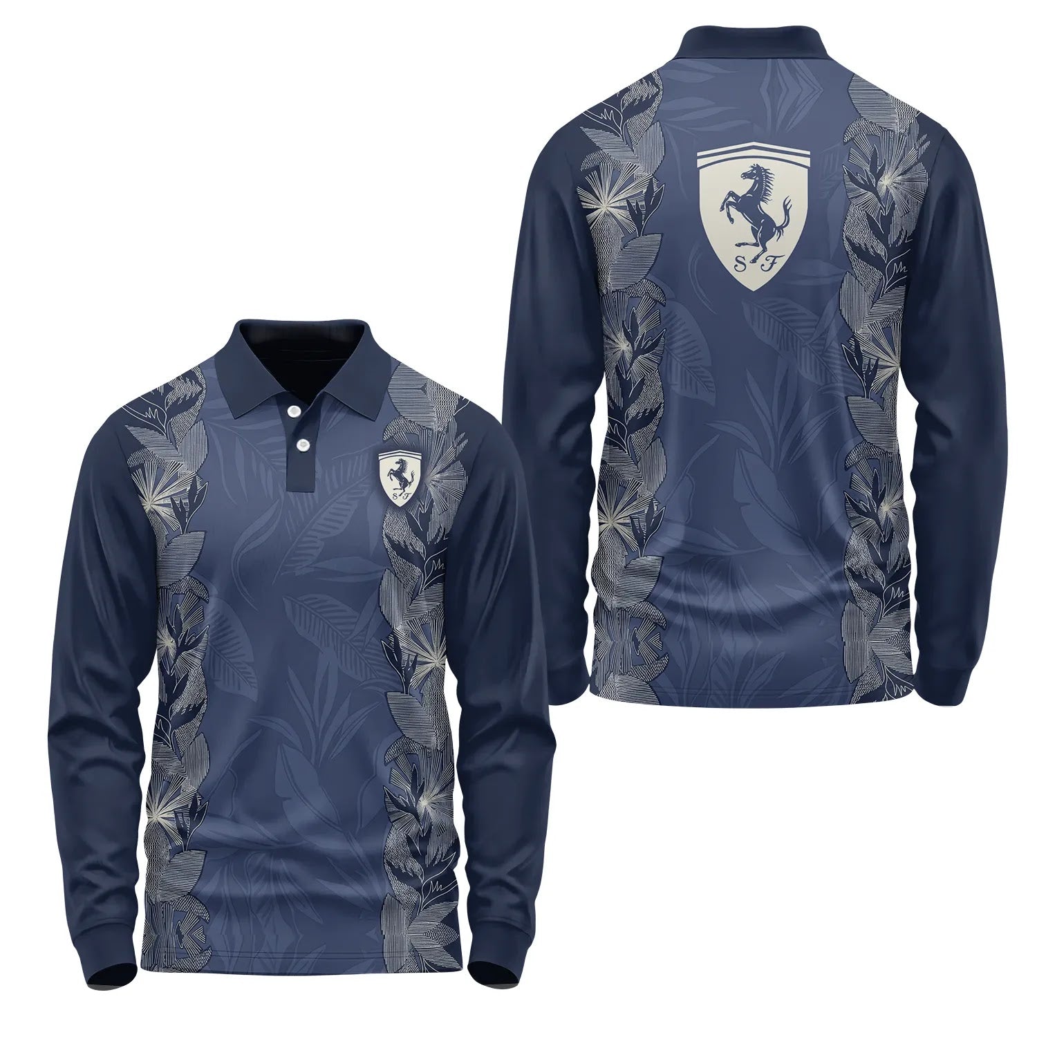 Ferrari Long Sleeve Polo SHW045