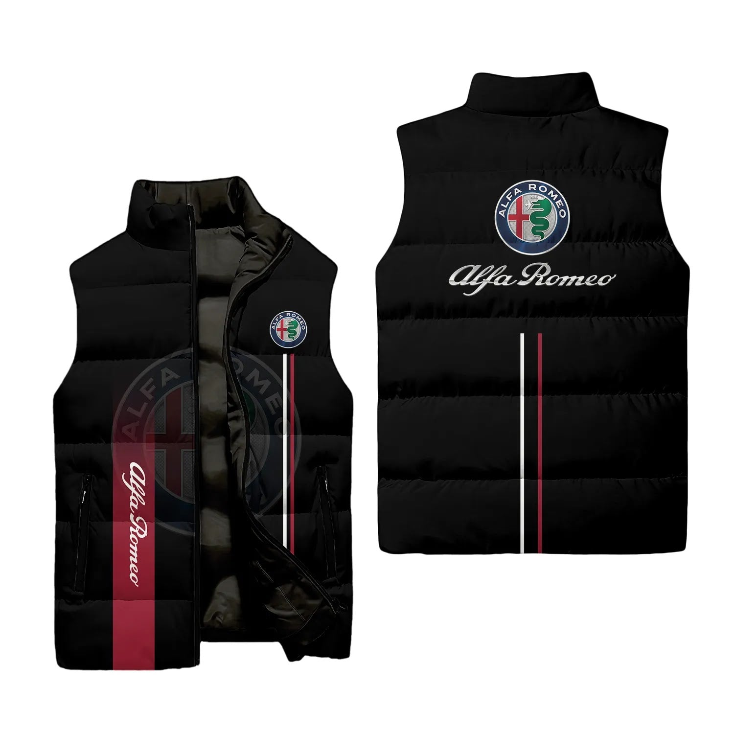 Alfa Romeo Sleeveless Puffer Jacket SC077