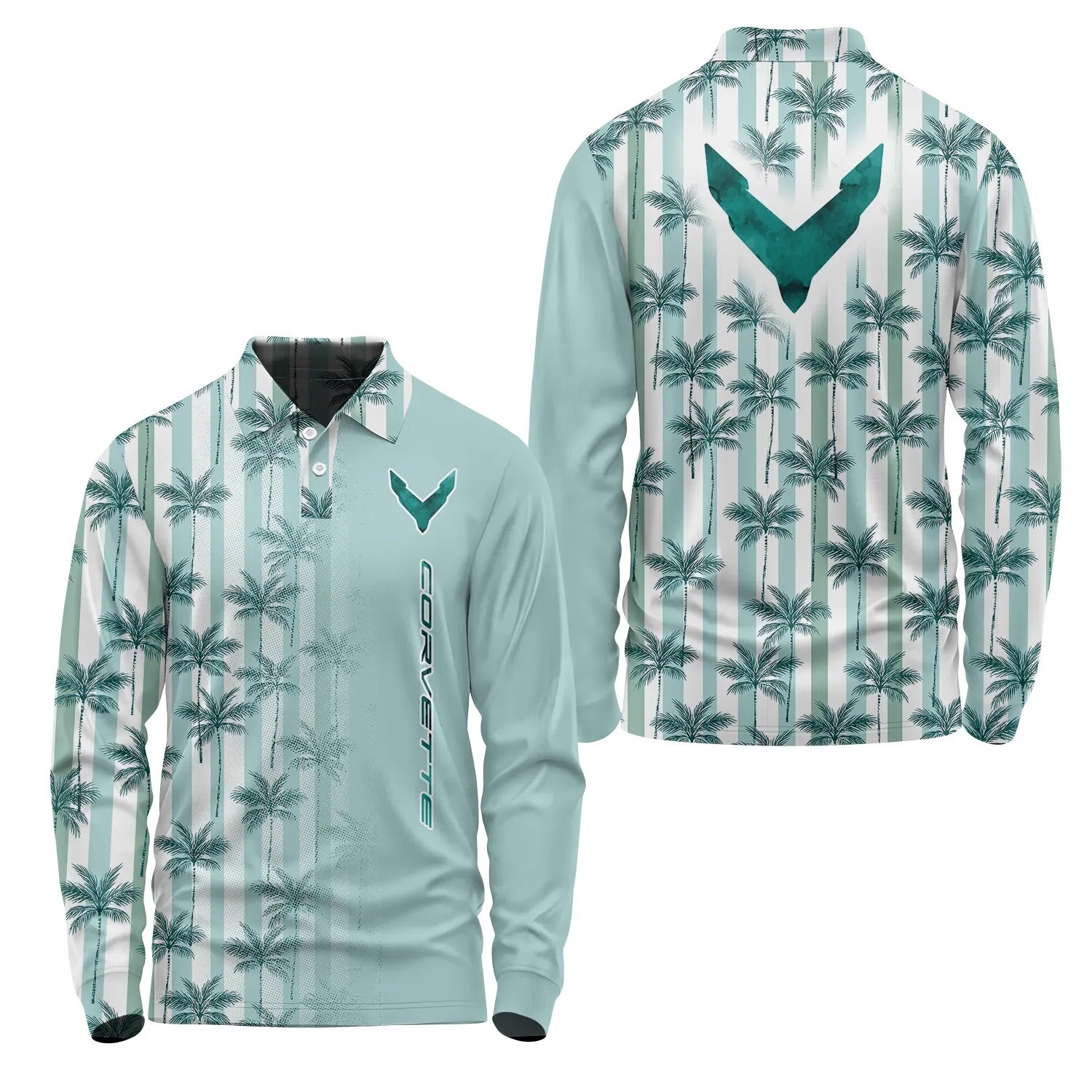 Corvette Long Sleeve Polo SHW028