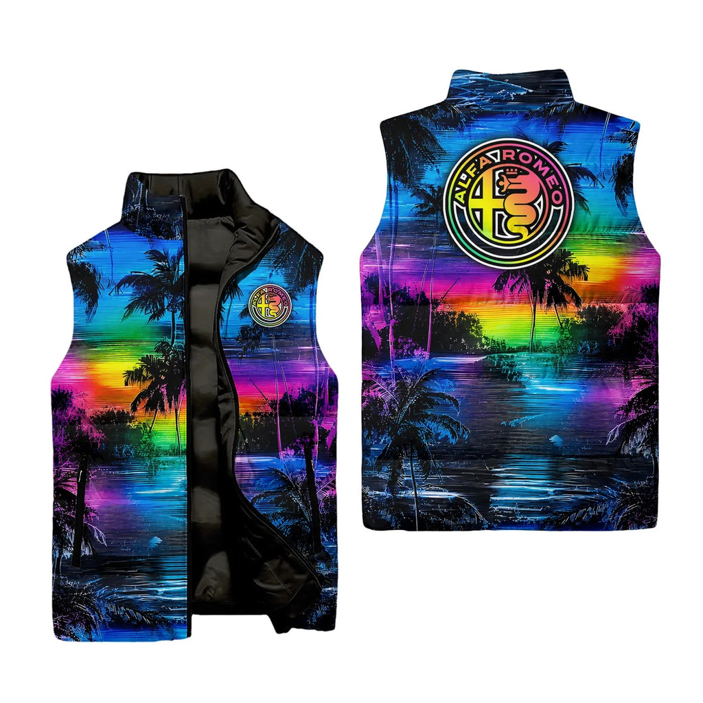 Alfa Romeo Sleeveless Puffer Jacket SHW055
