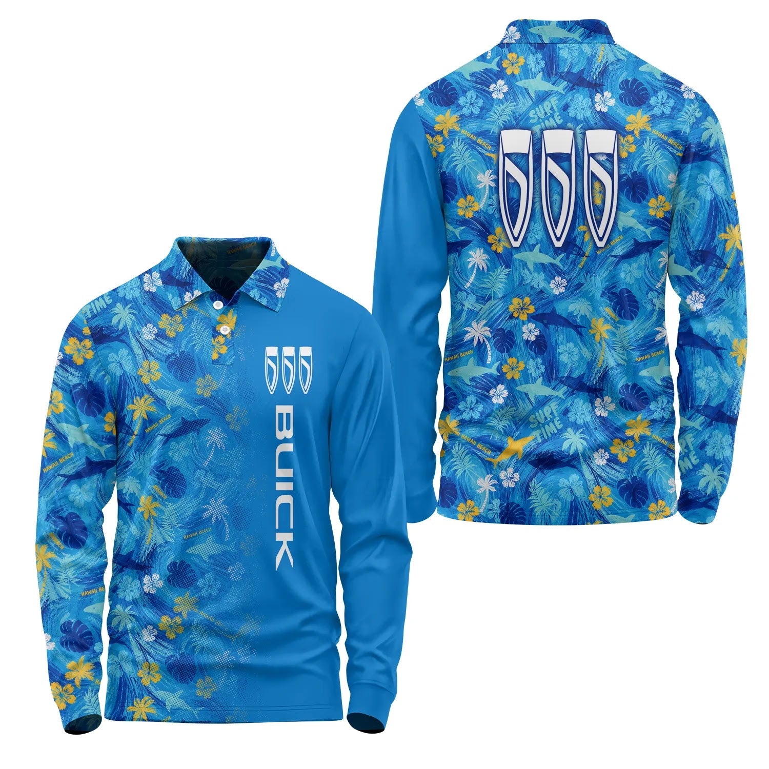 Buick Long Sleeve Polo SHW027