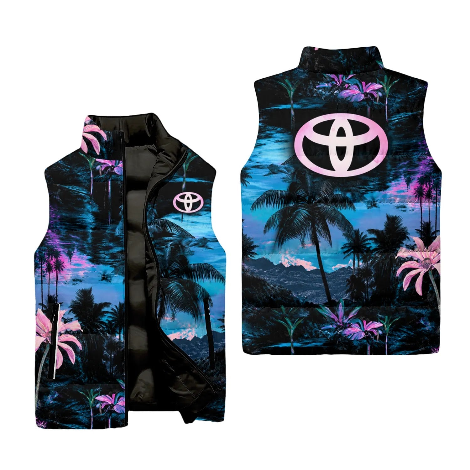 Toyota Sleeveless Puffer Jacket SHW002