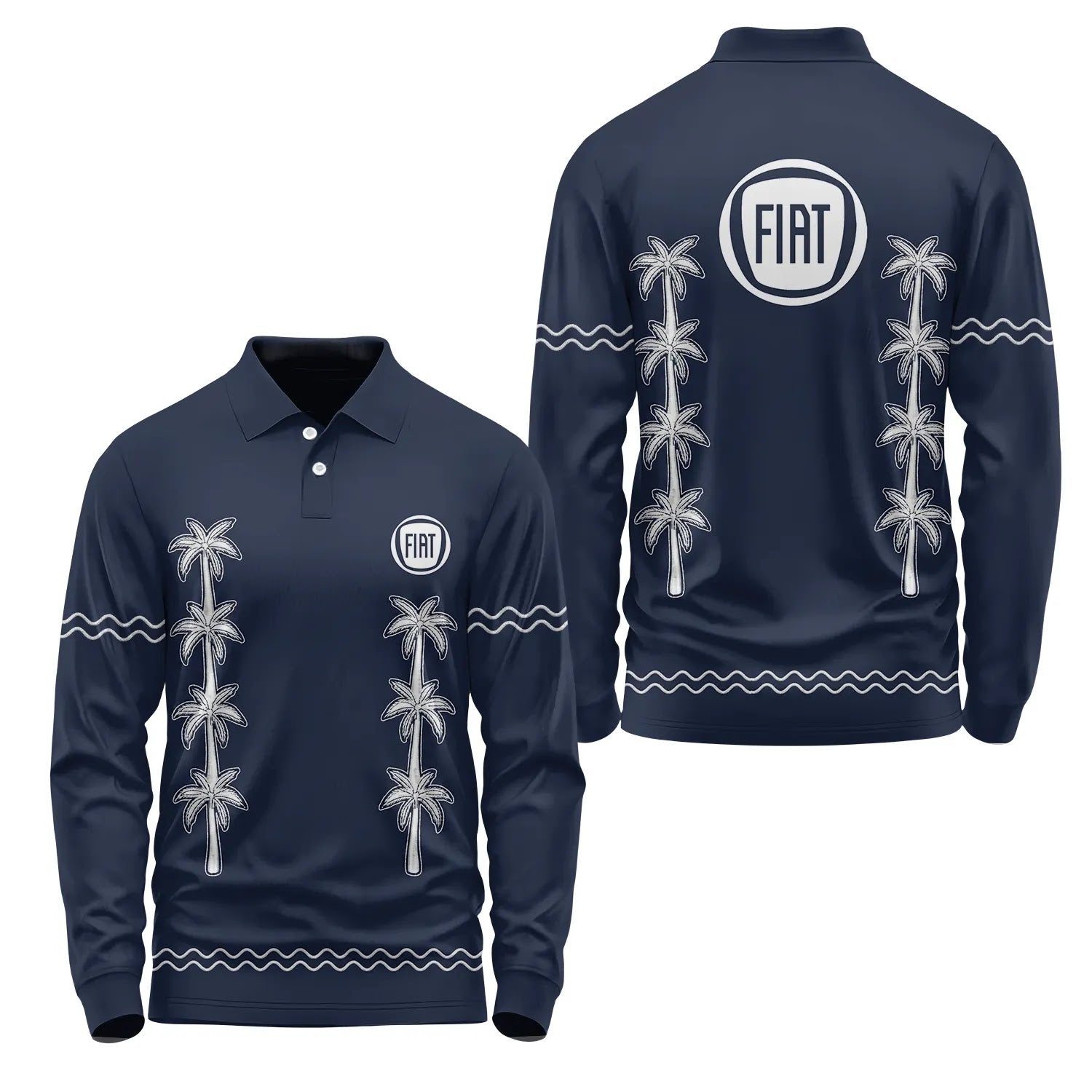 Fiat Long Sleeve Polo SHW065