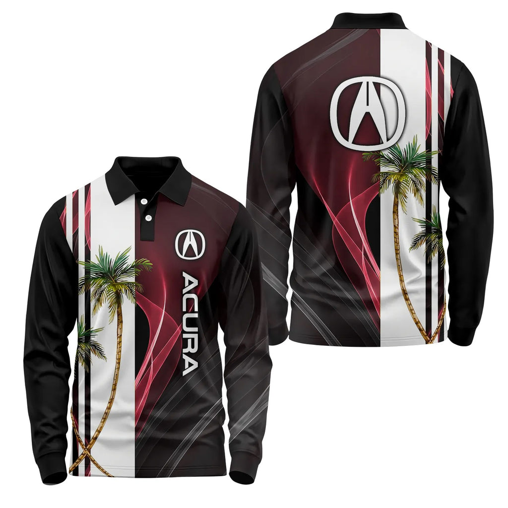 Acura Long Sleeve Polo SHW036