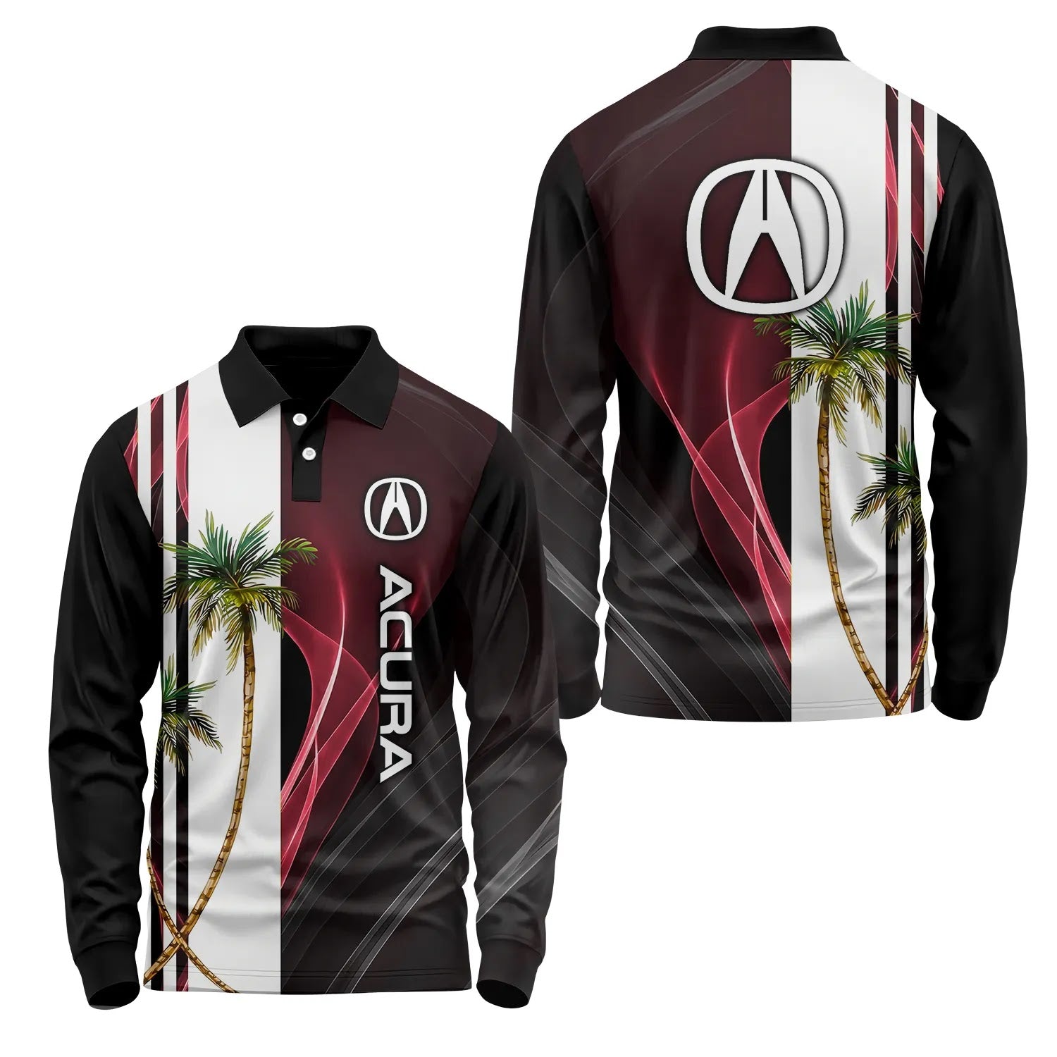 Acura Long Sleeve Polo SHW036