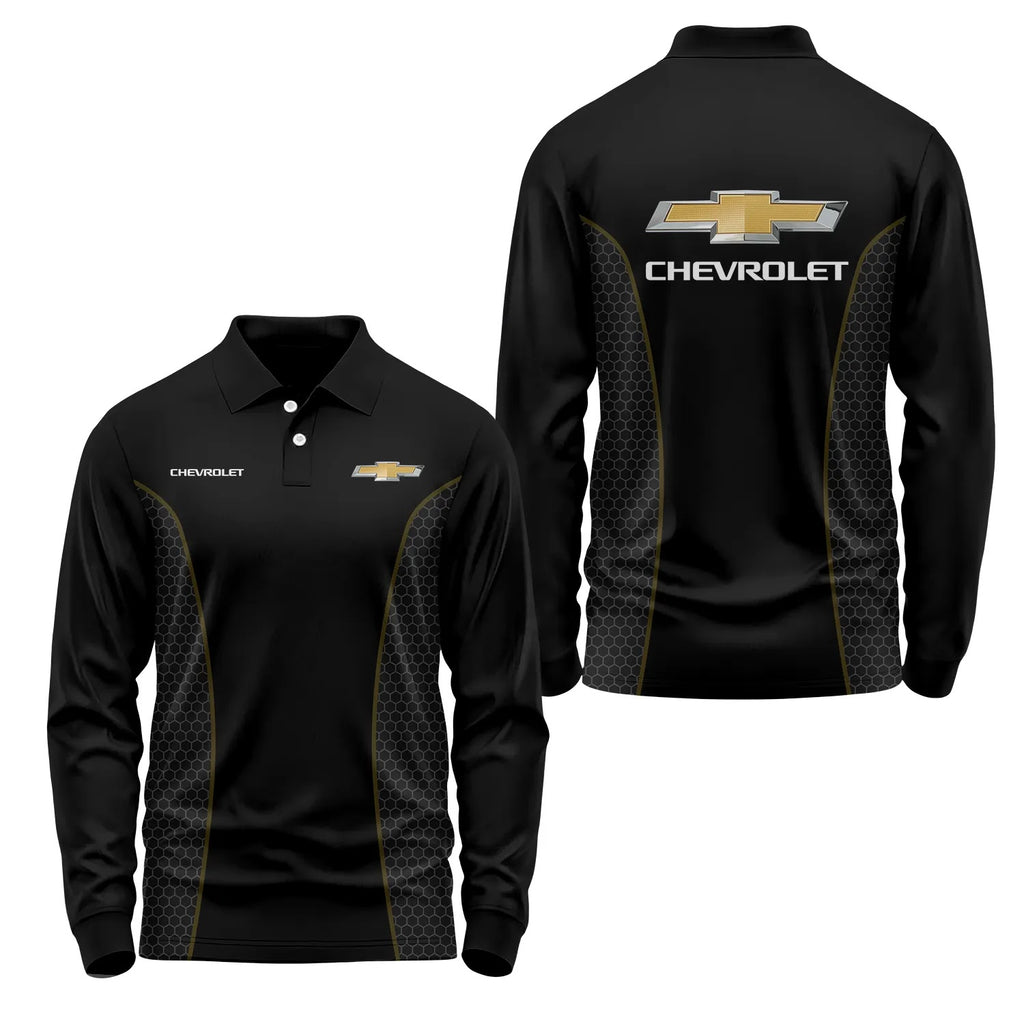Chevrolet Long Sleeve Polo SC072