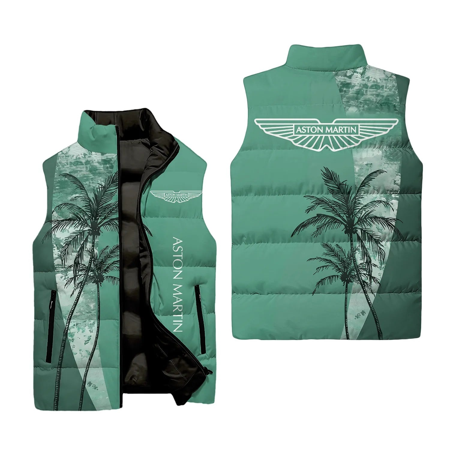 Aston Martin Sleeveless Puffer Jacket SHW071