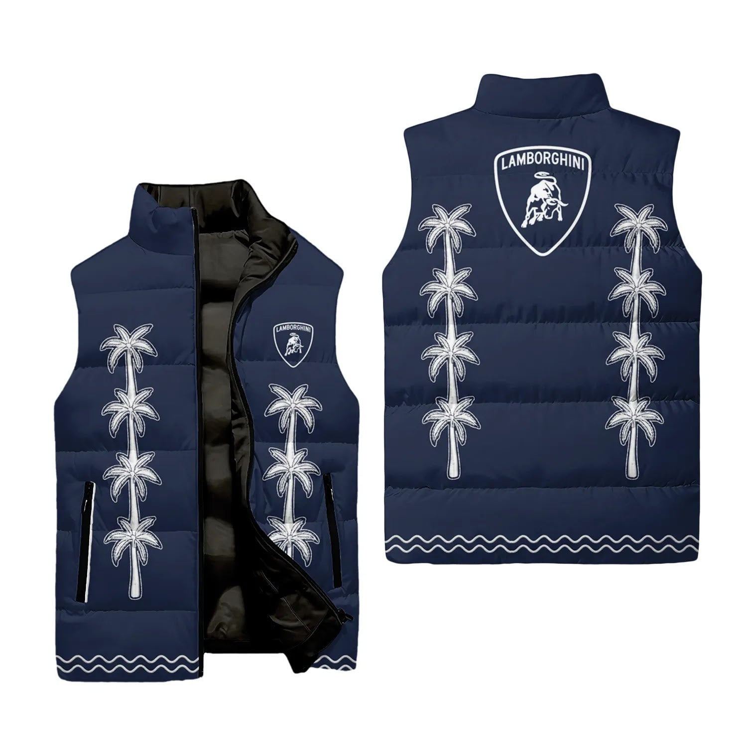 Lamborghini Sleeveless Puffer Jacket SHW065