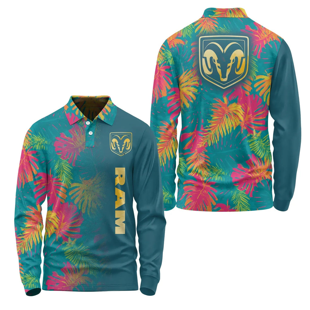 Ram Long Sleeve Polo SHW059