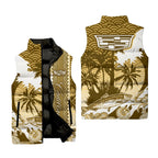 Cadillac Sleeveless Puffer Jacket SHW038