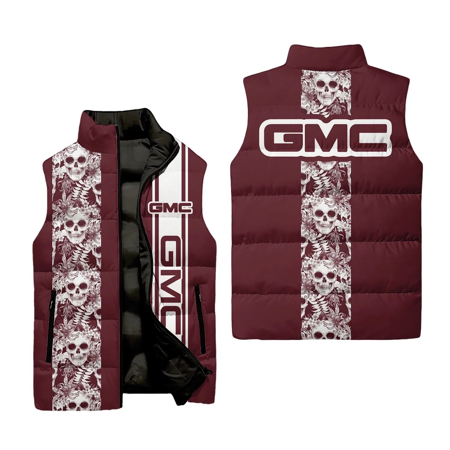GMC Sleeveless Puffer Jacket SHW042