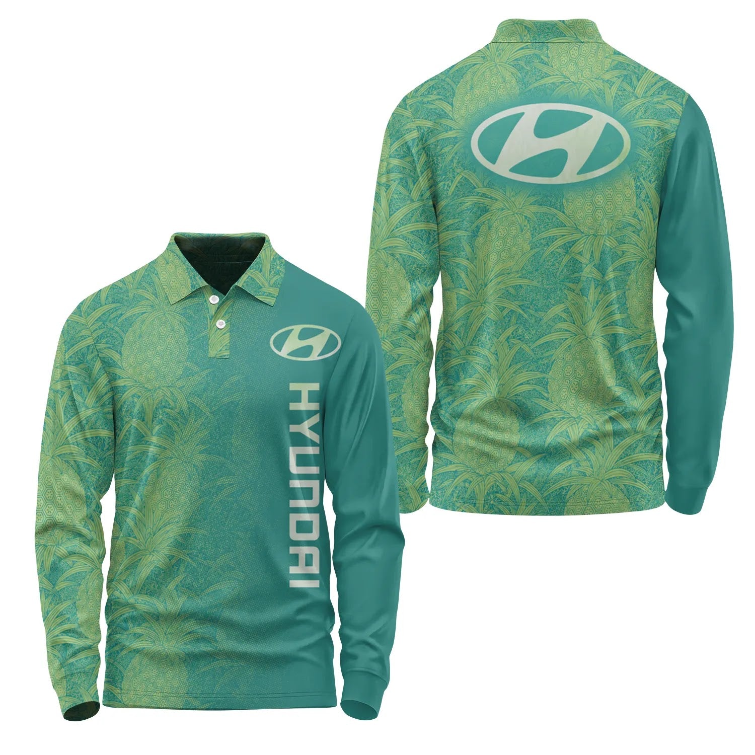 Hyundai Long Sleeve Polo SHW014